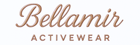 Bellamir Activewear logo with a stylized 'B' on a white background